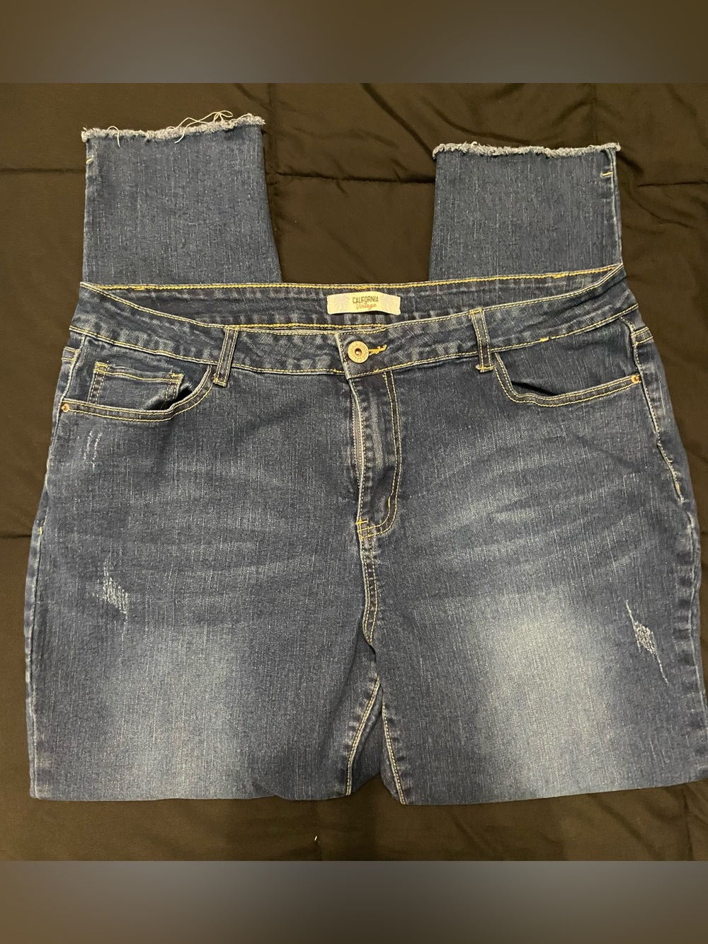 California Vintage Raw Hem Jeans